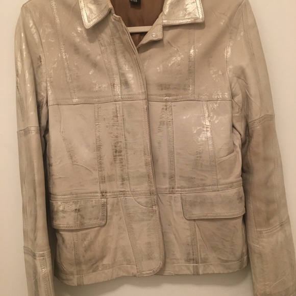 DKNY 100% leather jacket rare find! Made in Italy - Picture 10 of 12